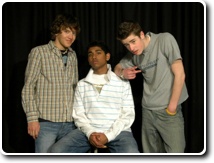 Perry (Adam), Gerome (Asif), & Gino (Paul)