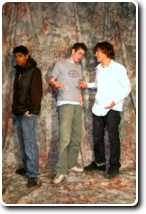 Gerome (Asif), Gino (Paul), & Perry (Adam)