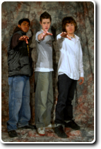 Gerome (Asif), Gino (Paul), & Perry (Adam)